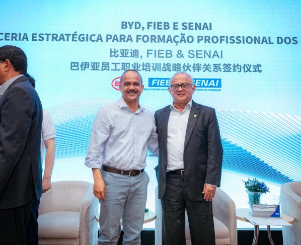 SENAI firma parceria com a BYD Auto