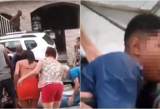 SALVADOR: Adolescentes caem no bueiro por conta de brincadeira