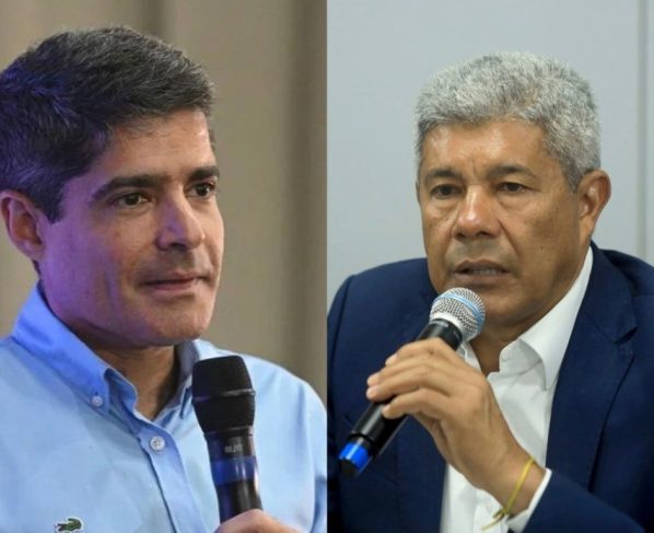 Jerônimo Rodrigues (Foto: Thuane Maria/GOVBA) e ACM Neto (Foto: Divulgação)