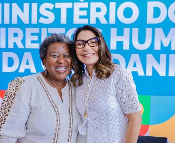 Primeira-dama, Janja, e Ministra dos Direitos Humanos e da Cidadania, Macaé Evaristo
