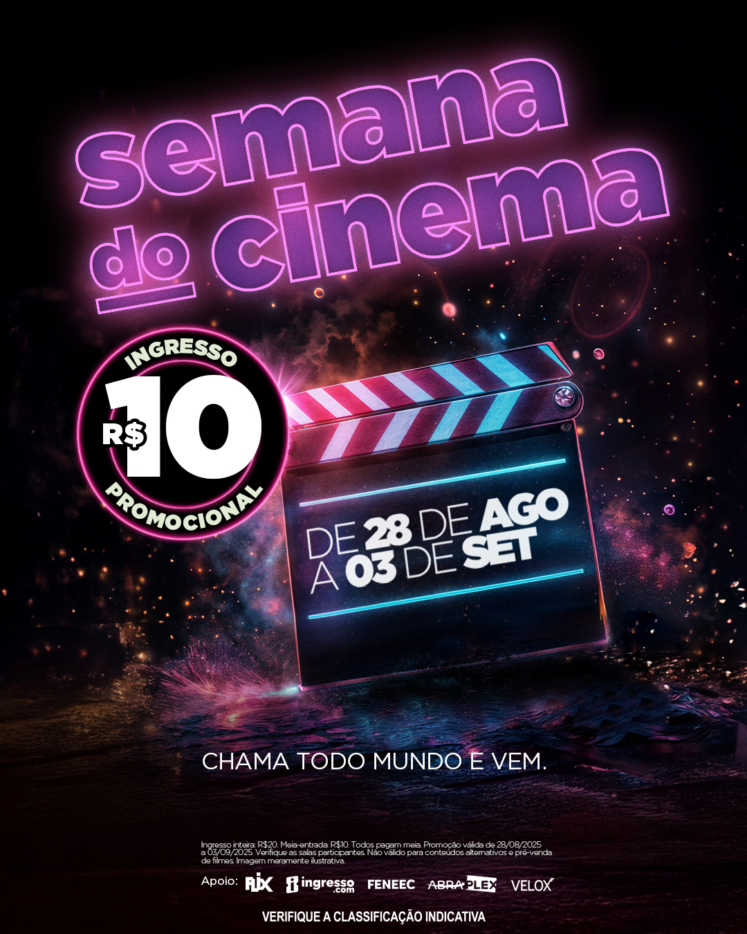 Semana do Cinema oferece ingressos a R$10 em todo o Brasil - R1