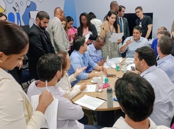 Reunião conjunta para debater o projeto da Lous na Câmara. Foto: Divulgação