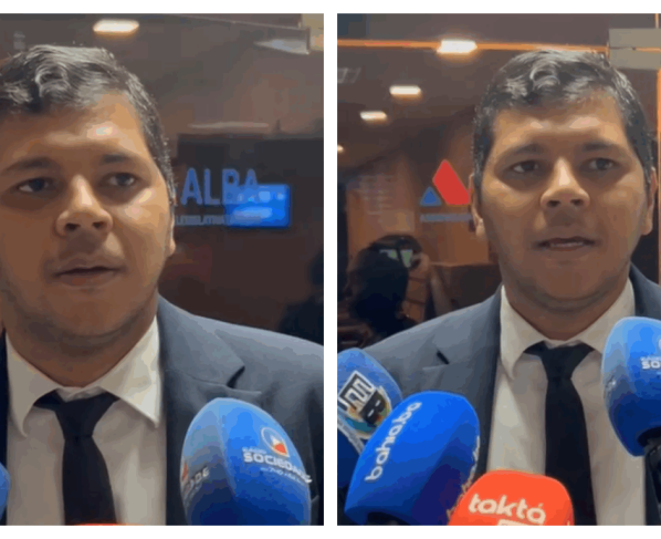Deputado Diego Castro saiu em defesa da polícia baiana. Imagens: Diego Vieira/PS Notícias