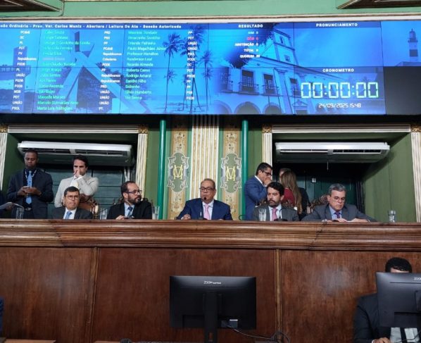 Plenário da Câmara de Salvador. Foto: Aparecido Silva/PS Notícias