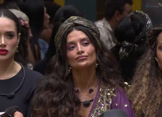 Aline Campos é primeira eliminada do BBB 26 — Foto: GLOBO