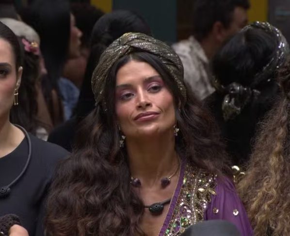 Aline Campos é primeira eliminada do BBB 26 — Foto: GLOBO