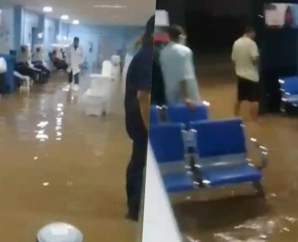 clínica alagada em Itaberaba