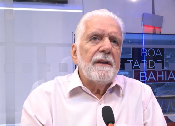 Senador Jaques Wagner na TV Band. Imagem: Reprodução/YouTube/Band Bahia