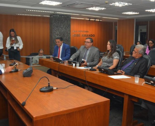 Reunião da Comissão de Infraestrutura. Foto: Neuza Costa Menezes/Agência ALBA