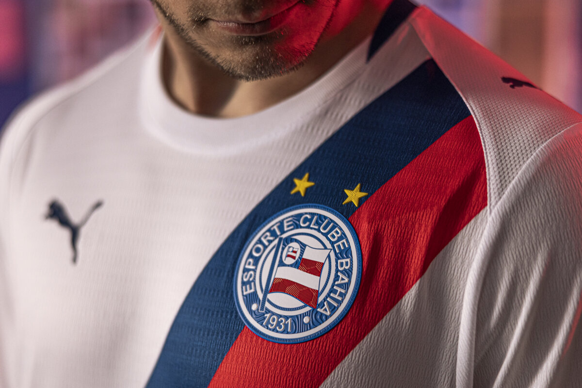 Bahia lança novo uniforme com faixa diagonal; confira os valores - R1