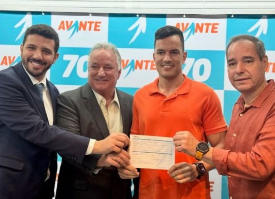 Deputado Laerte do Vando e dirigentes do Avante. Foto: Divulgação