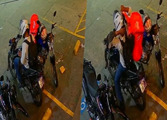 homem furta bag de entregador na barra