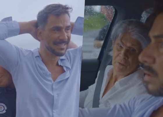 ator da globo é abordado durante gravação