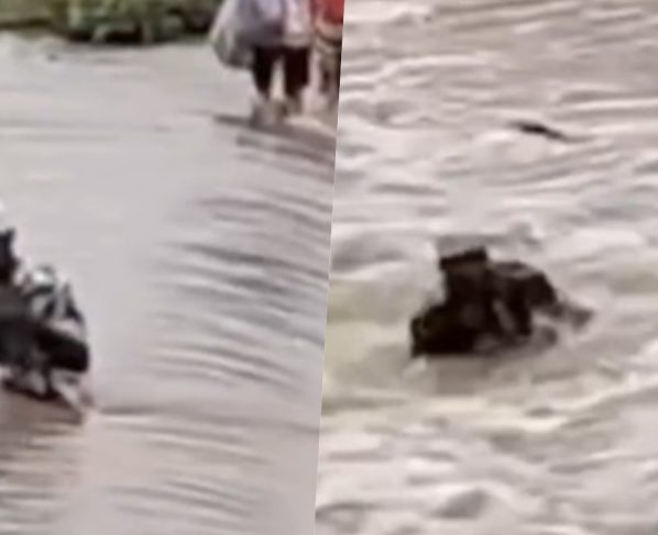 homem levado por correnteza na Bahia