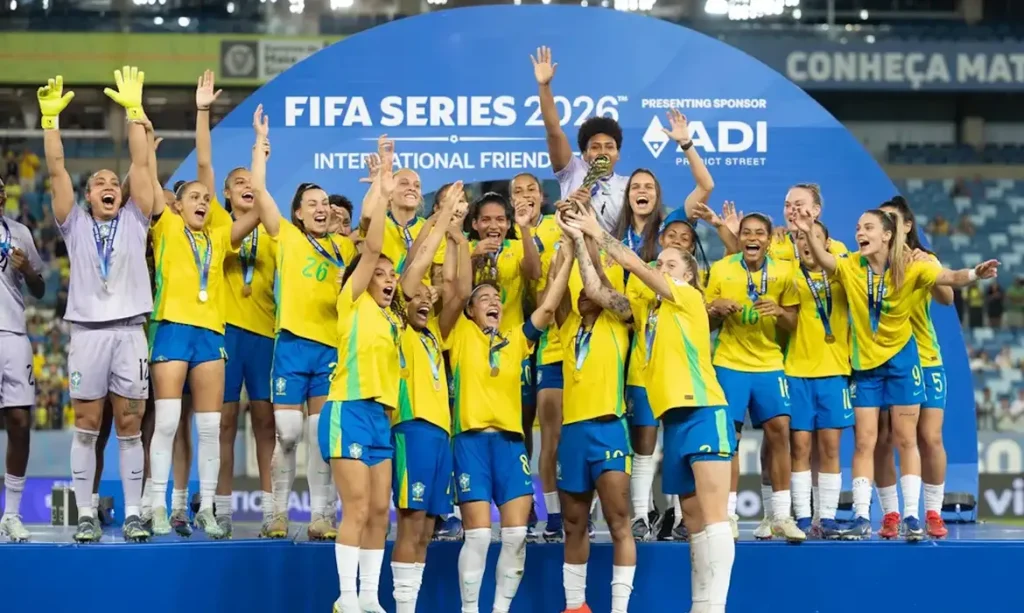 Brasil vence Canadá e conquista título do FIFA Series feminino