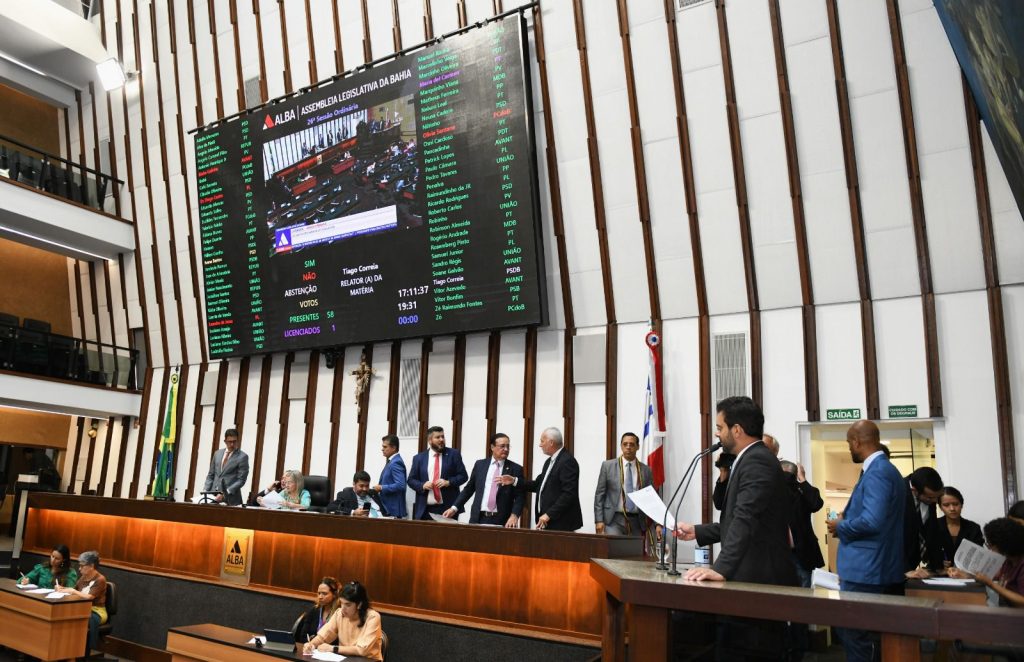 Plenário da Alba. Foto: Agência ALBA/Divulgação