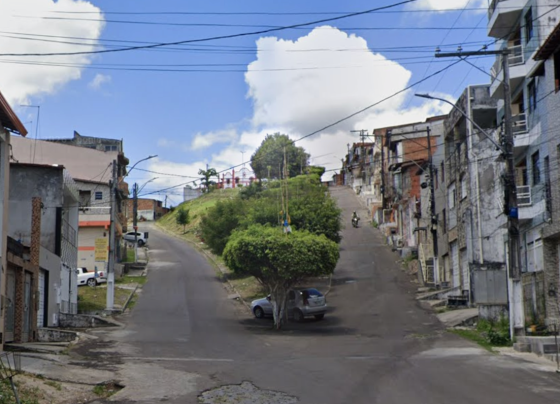 Alto do São Francisco, em Santo Amaro. Imagem: Google Street View/Reprodução