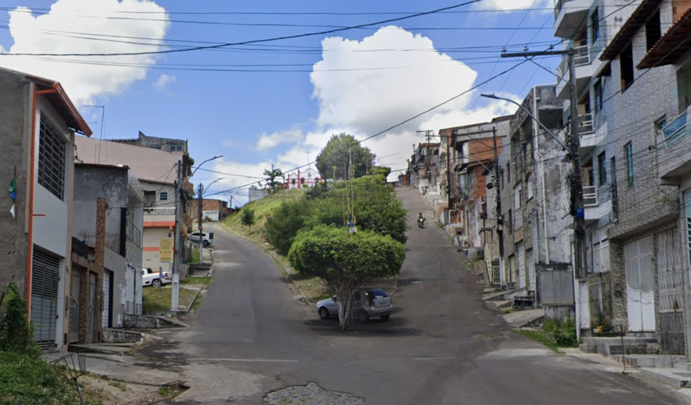 Alto do São Francisco, em Santo Amaro. Imagem: Google Street View/Reprodução