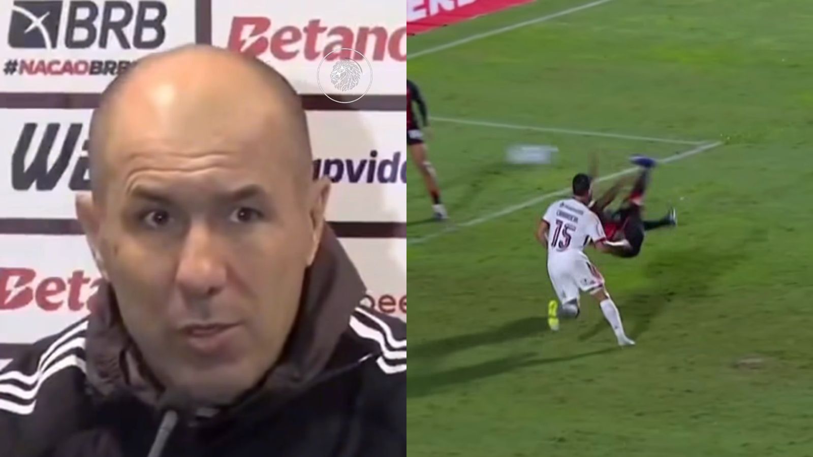 Foto: Reprodução/Flamengo TV e EC Vitória