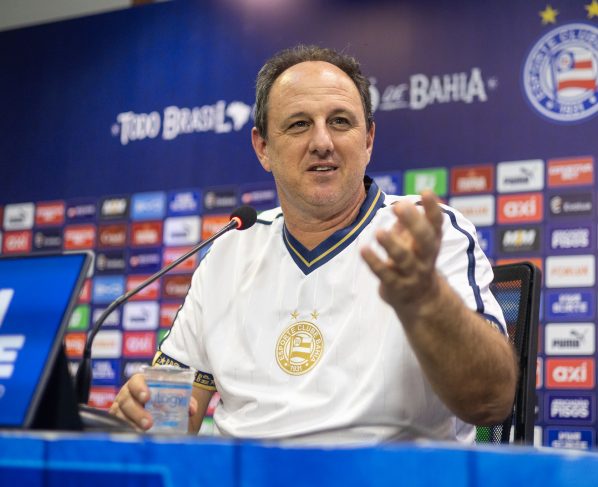Técnico Rogério Ceni. Foto: Letícia Martins/EC Bahia