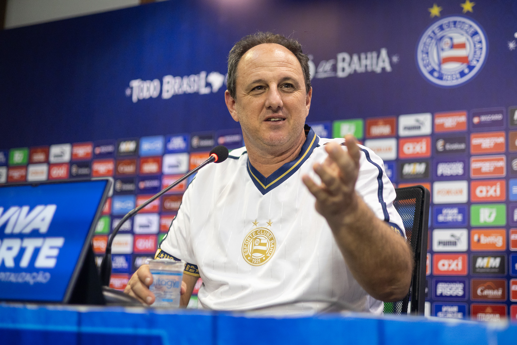 Técnico Rogério Ceni. Foto: Letícia Martins/EC Bahia