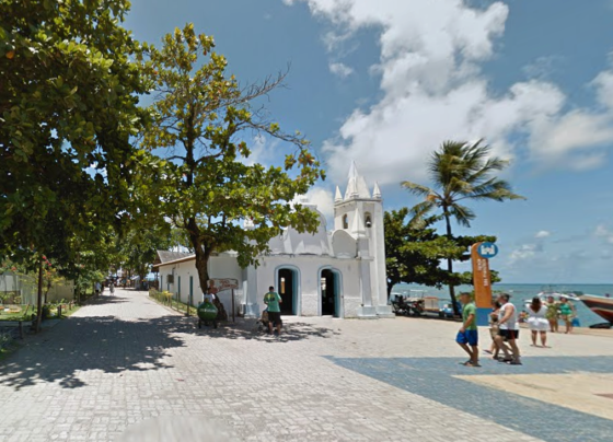 Praia do Forte. Imagem: Google Street View/Reprodução