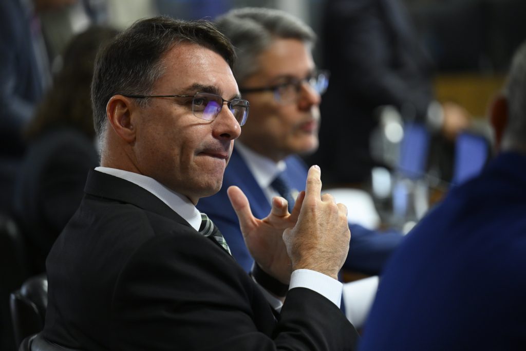 Senador Flávio Bolsonaro (PL). Foto: Andressa Anholete/Agência Senado