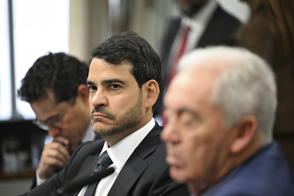 Jorge Messias na CCJ do Senado. Foto: Edilson Rodrigues/Agência Senado