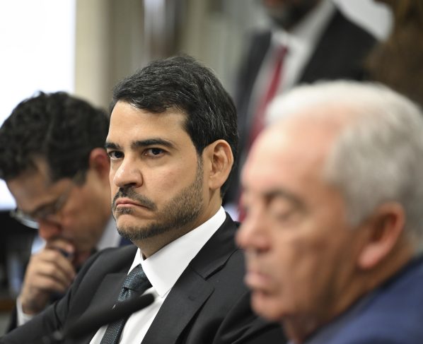 Jorge Messias na CCJ do Senado. Foto: Edilson Rodrigues/Agência Senado