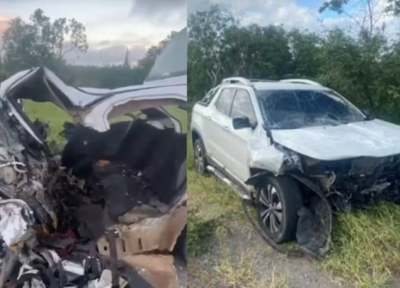 Polícia investiga se carro com vereador invadiu a contramão. Foto: Reprodução/Redes sociais
