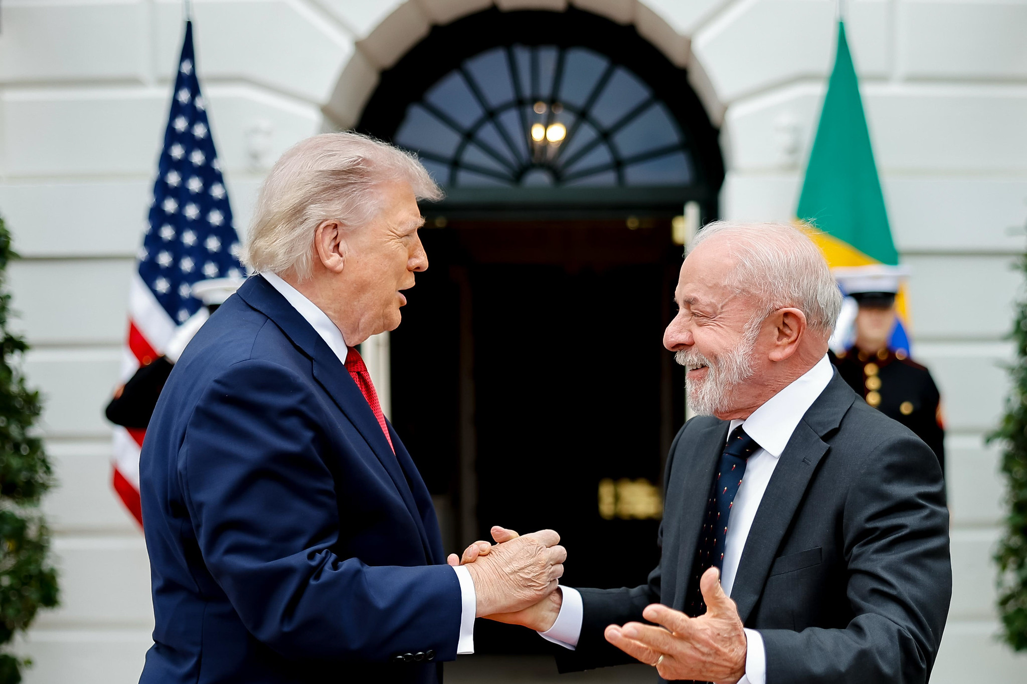 Encontro entre Lula e Trump. Foto: Ricardo Stuckert