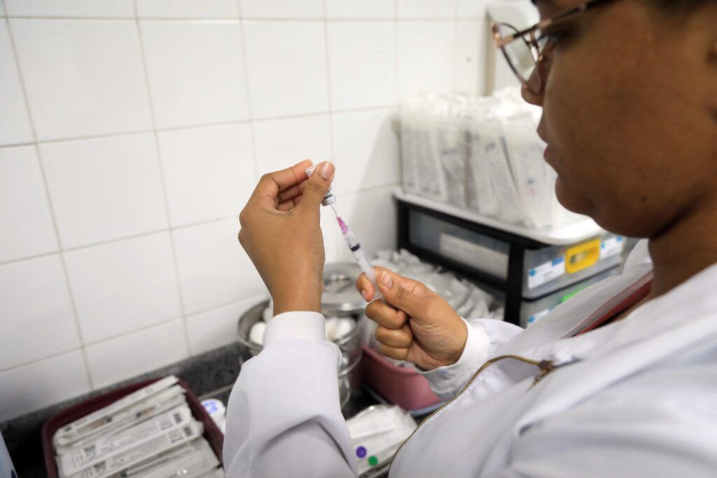 Vacina contra a gripe. Foto: Divulgação/SMS