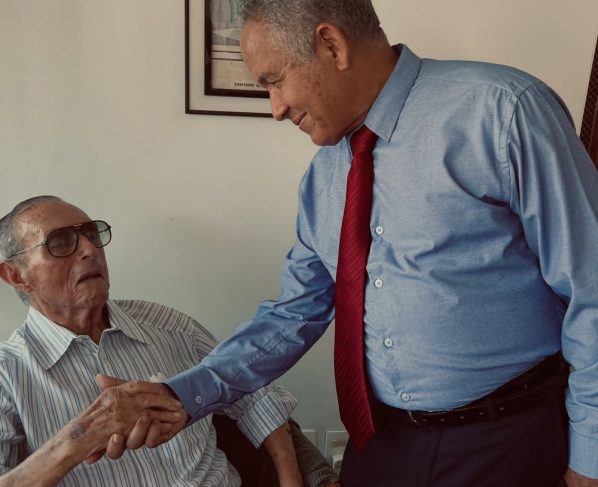 Virgildásio e seu sobrinho Teo Senna. Foto: Divulgação