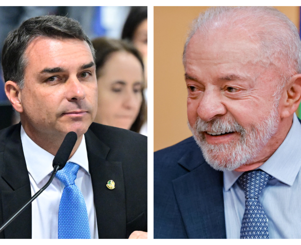 Senador Flávio Bolsonaro (Foto: Geraldo Magela/Agência Senado) e Lula (Foto: Ricardo Stuckert/PR)
