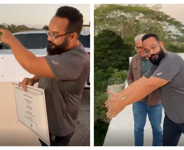VÍDEO: Deputado arranca placa de inauguração de obra na Bahia e pode responder por dano ao patrimônio