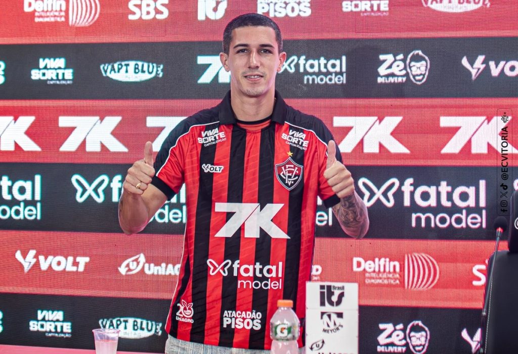Atleta chegou ao clube em agosto do ano passado. Foto: Victor Ferreira/EC Vitória