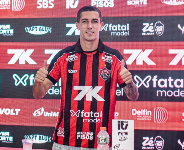 Atleta chegou ao clube em agosto do ano passado. Foto: Victor Ferreira/EC Vitória