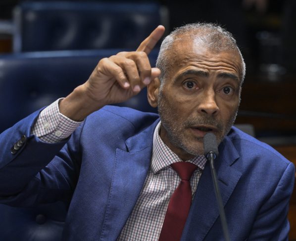 Senador Romário. Foto: Carlos Moura/Agência Senado