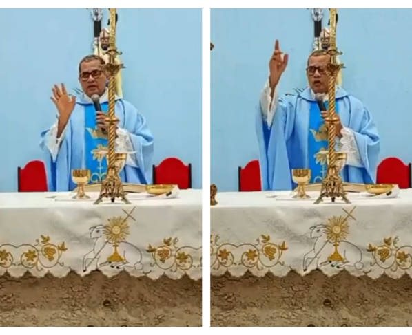 VÍDEO: Missa é interrompida após tiroteio assustar fiéis em Lauro de Freitas
