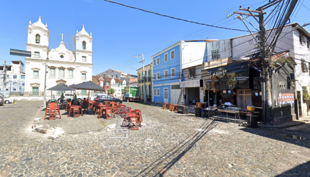 Largo da Saúde, em Salvador. Imagem: Google Street View/Reprodução