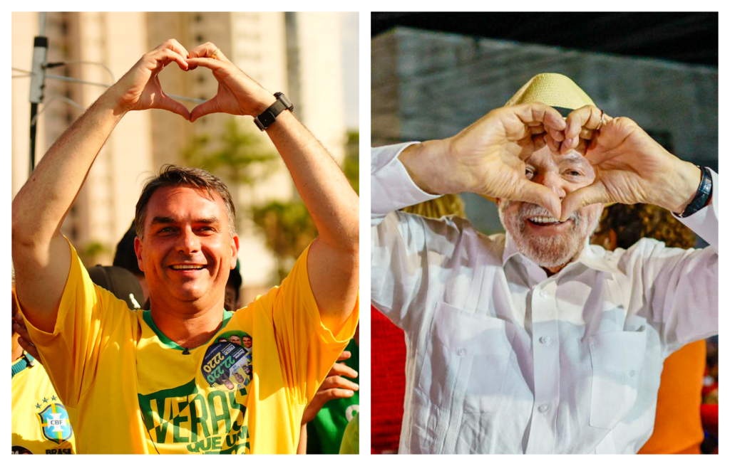 Flávio Bolsonaro (Foto: Charles Vieira) e Lula (Foto: Ricardo Stuckert)