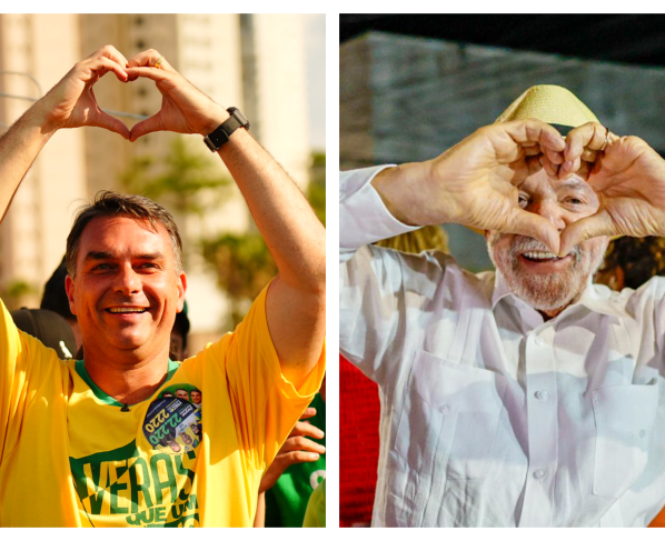 Flávio Bolsonaro (Foto: Charles Vieira) e Lula (Foto: Ricardo Stuckert)