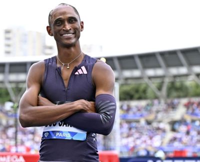Alison dos Santos vence etapa de Londres da Diamond League