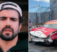 Caio Castro sofre acidente durante treino de corrida; carro fica Foto: Reprodução/Redes Sociais